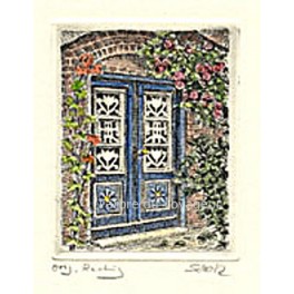 Porte bleue Porte bleue