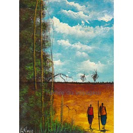 Huile sur papier moyen format Huile sur papier moyen format