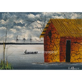 Huile sur papier moyen format Huile sur papier moyen format